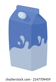 milk box packing breakfast icon