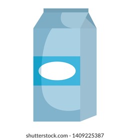 milk box product icon vector illustration