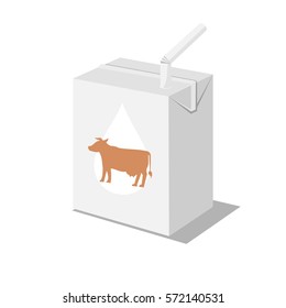 milk box vector