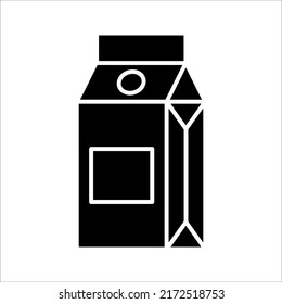 591 Line art milk carton icon Images, Stock Photos & Vectors | Shutterstock