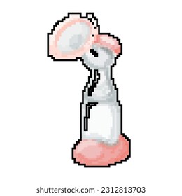 milk breast pump game pixel art retro vector. bit milk breast pump. old vintage illustration