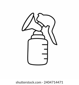 milk breast pump icon. vector. ilustration