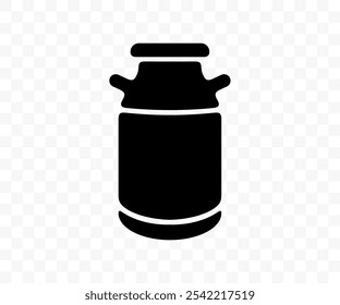 Milk can, milk, dairy, drink, food and meal, graphic design. Drinking, nourishment, eat, eating, vector design and illustration