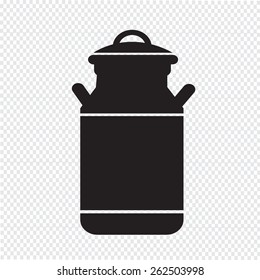 Milk Can Icon