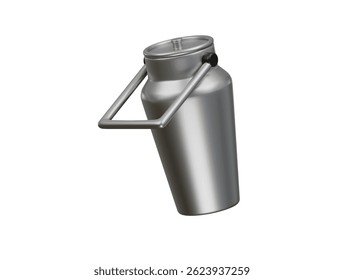  milk can icon 3d illustration render


