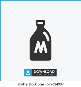 milk can icon illustration isolated vector sign symbol