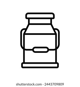 milk can icon vector design template simple and clean