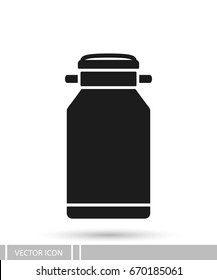 Milk Can Vector Icon