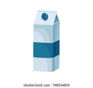Milk cardboard box vector icon isolated, hand drawn sketch of natural drink in container, template for menu, healhty diet infographics, sticker, flyer, package