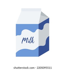 Milk Carton Box Milk Paper Icon Stock Vector (Royalty Free) 2205095511 ...