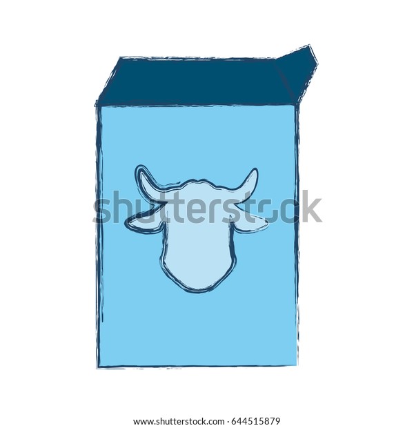 Milk Carton Cow Stock Vector (Royalty Free) 644515879 | Shutterstock