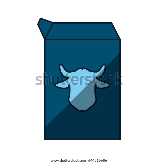 Milk Carton Cow Stock Vector (Royalty Free) 644516686 | Shutterstock