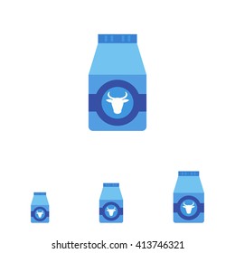 Milk carton icon