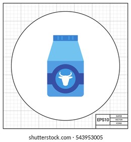 Milk carton icon