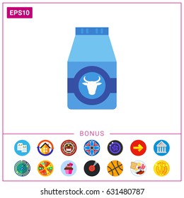 Milk carton icon