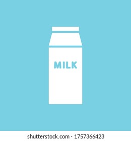 Milk carton Icon. Design Vector Template