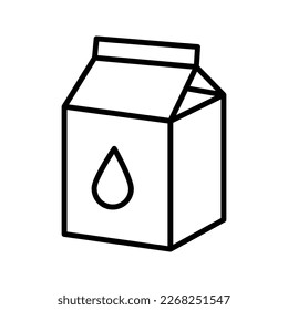 Milk Carton icon. sign for mobile concept and web design. vector illustration