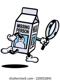 Milk Carton - Missing Person