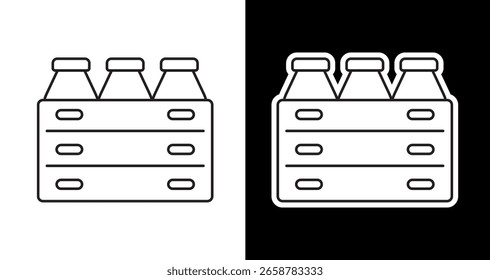 Symbol für bearbeitbare Zeile in Milchkartonpackung