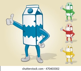 Milk Carton Thumb Up