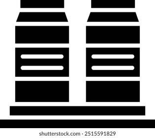 Illustration zum Milchkartondesign mit Vektorsymbol