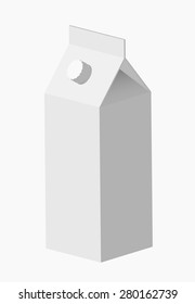 Milk cartoon package