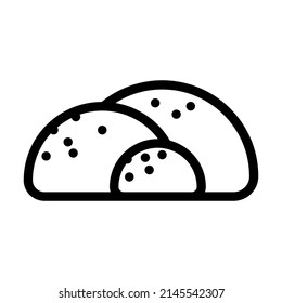 vector de icono de línea de queso de leche. signo de queso de leche. símbolo de contorno aislado ilustración negra