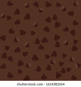 
Milk Chocolate Chips Seamless Pattern