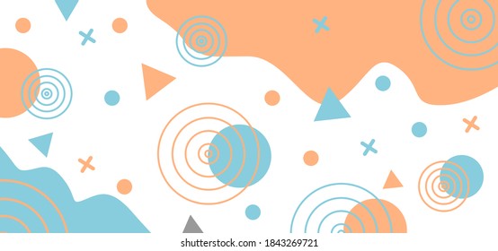 milk chocolate memphis background vector download