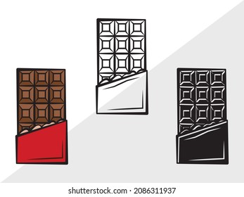 Ilustración de vectores imprimibles de chocolate de leche