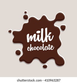 milk chocolate splash