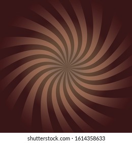 Milk chocolate swirl pattern background vector