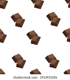 Milk Chocolate two piece seamless pattern