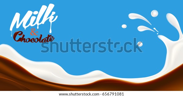 Milk Chocolate Wave Vector Illustration Stock Vector Royalty Free 656791081 Shutterstock 