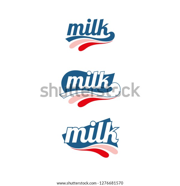 Milk Company Logo Stock Vector Royalty Free 1276681570 6177