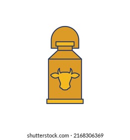 milk container dairy icon vector