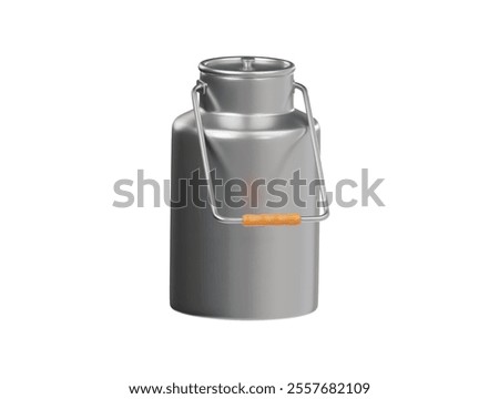 Milk container icon 3d redering