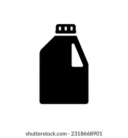 Milk container icon, logo isolated on white background
