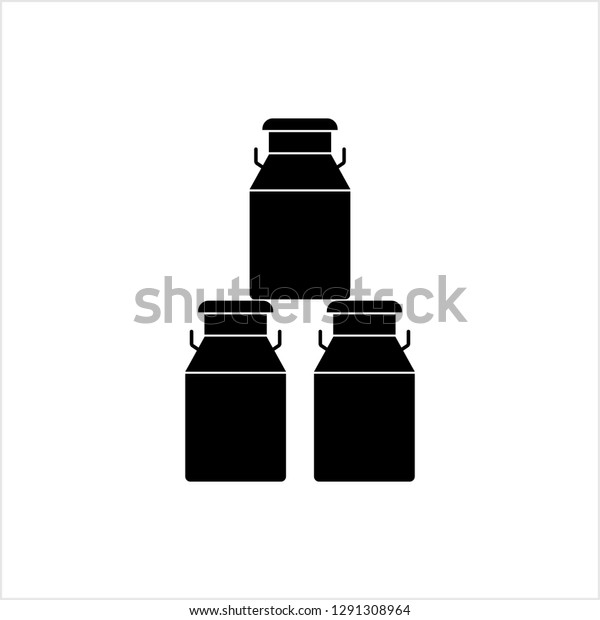 Milk Container Icon Milk Container Vector Stock Vector Royalty Free