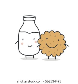 milk and cookies