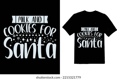 MILK AND COOKIES CHRISTMAS T-SHIRT