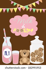 Milk and cookies party