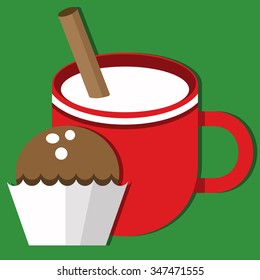 Milk and Cookies for Santa Claus
