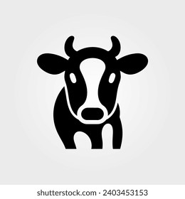 Milk cow icon - Simple Vector Illustration