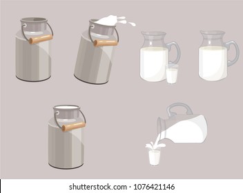 milk cow vector