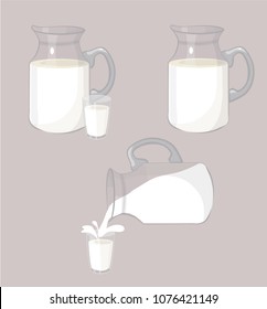 milk cow vector