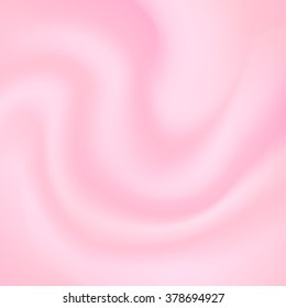 milk cream and caramel swirl pink background vector illustration