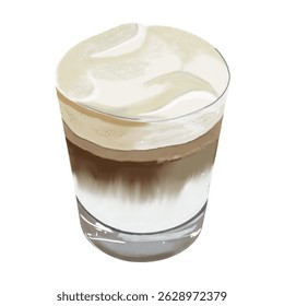 Milk cream Vienna Einspanner cafe latte drink dessert