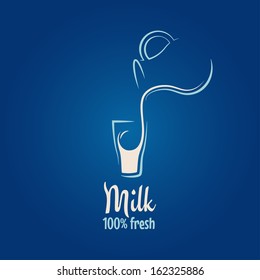 milk design background