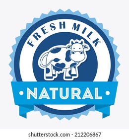 milk design over  white background vector illustration